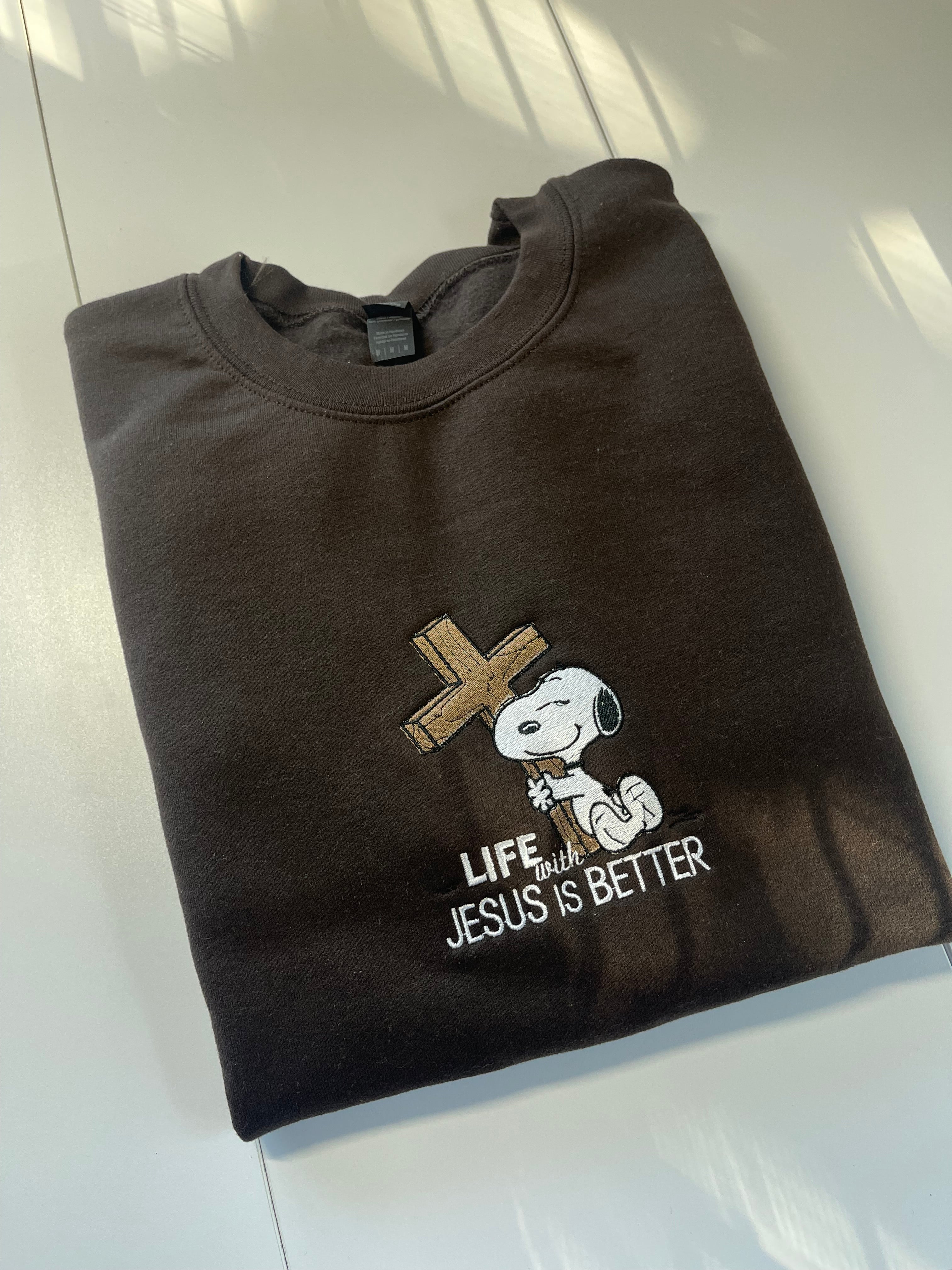 Snoopy Faith Crewneck