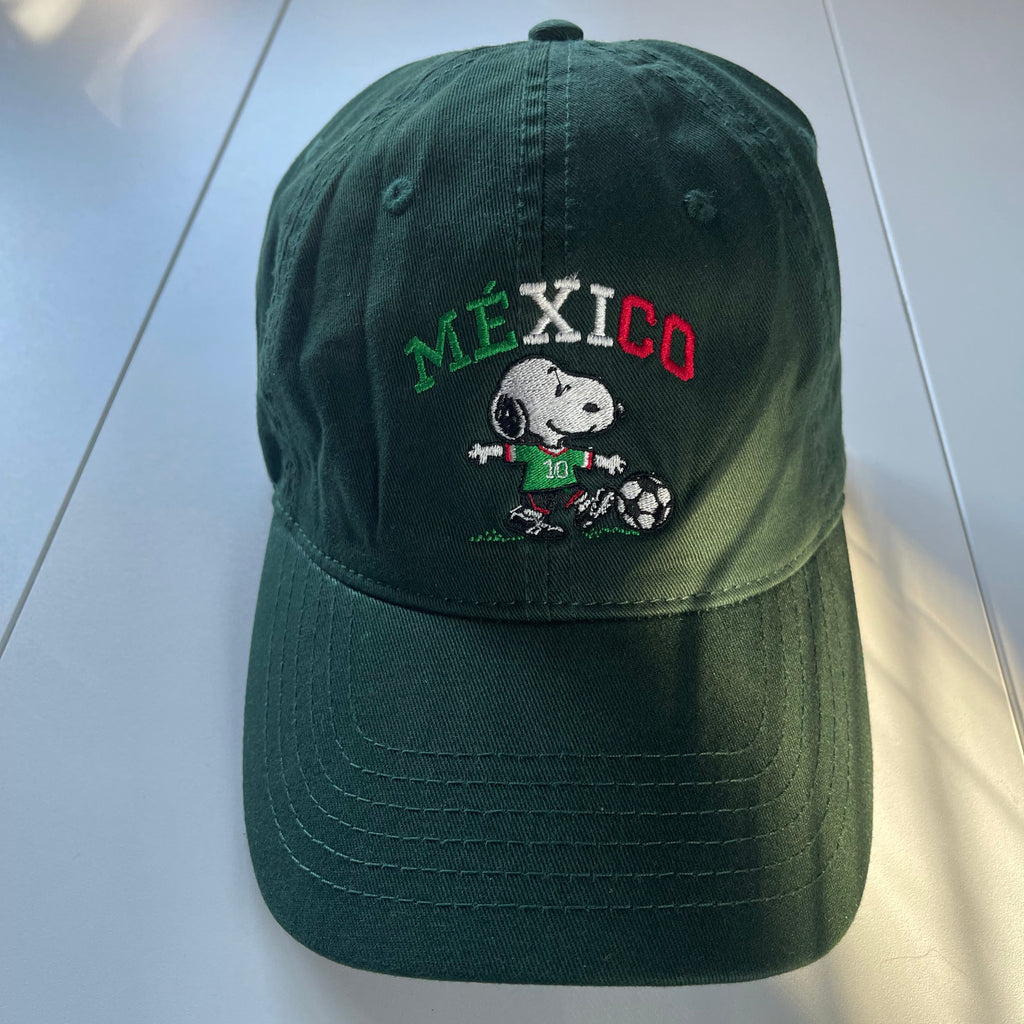 Mexico Snoopy Soccer dad hat