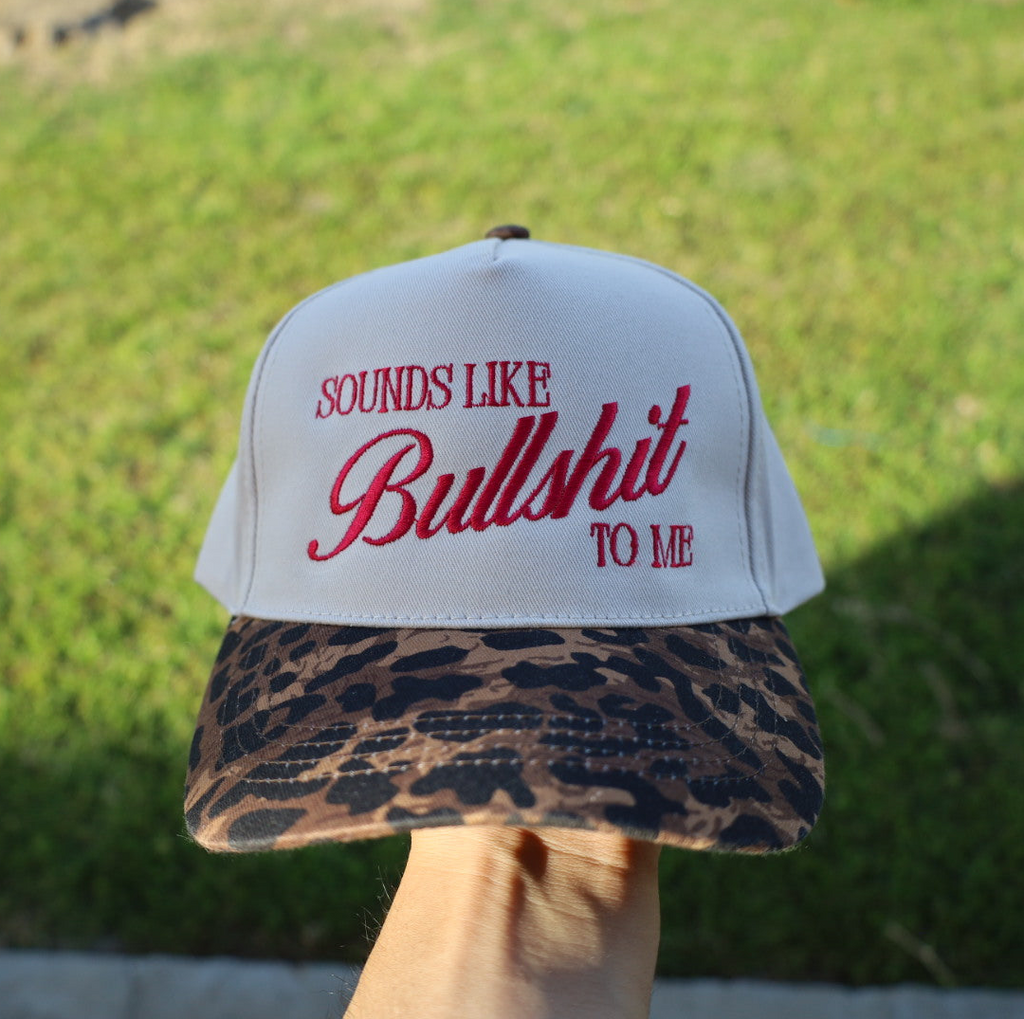 Bullshit Leopard Hat