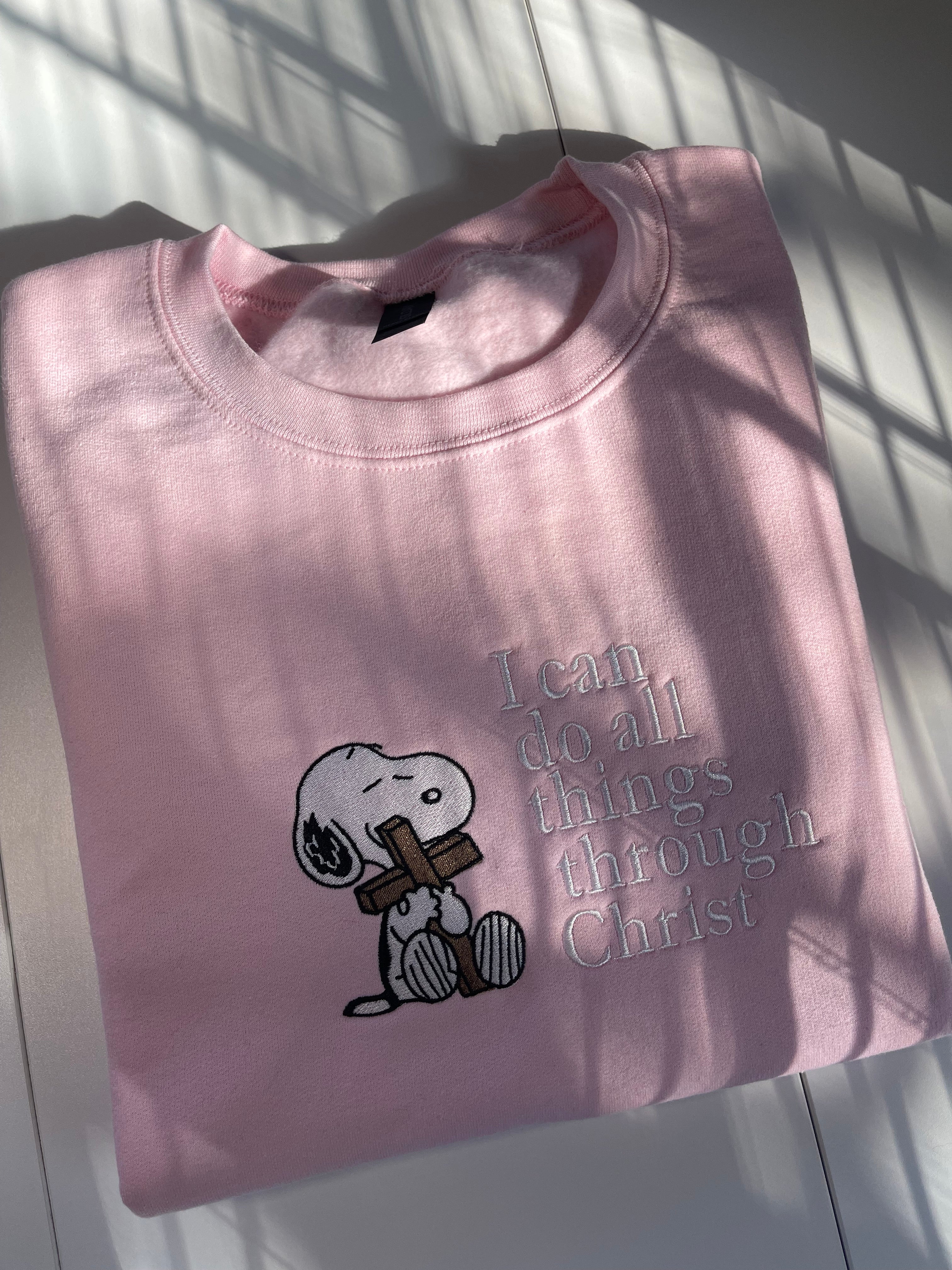 Snoopy Faith crewneck