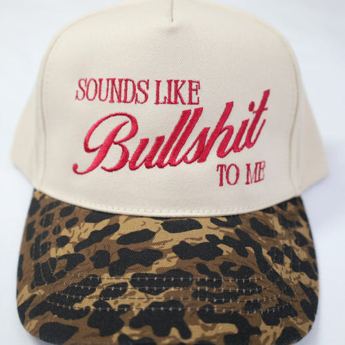 Bullshit Leopard Hat
