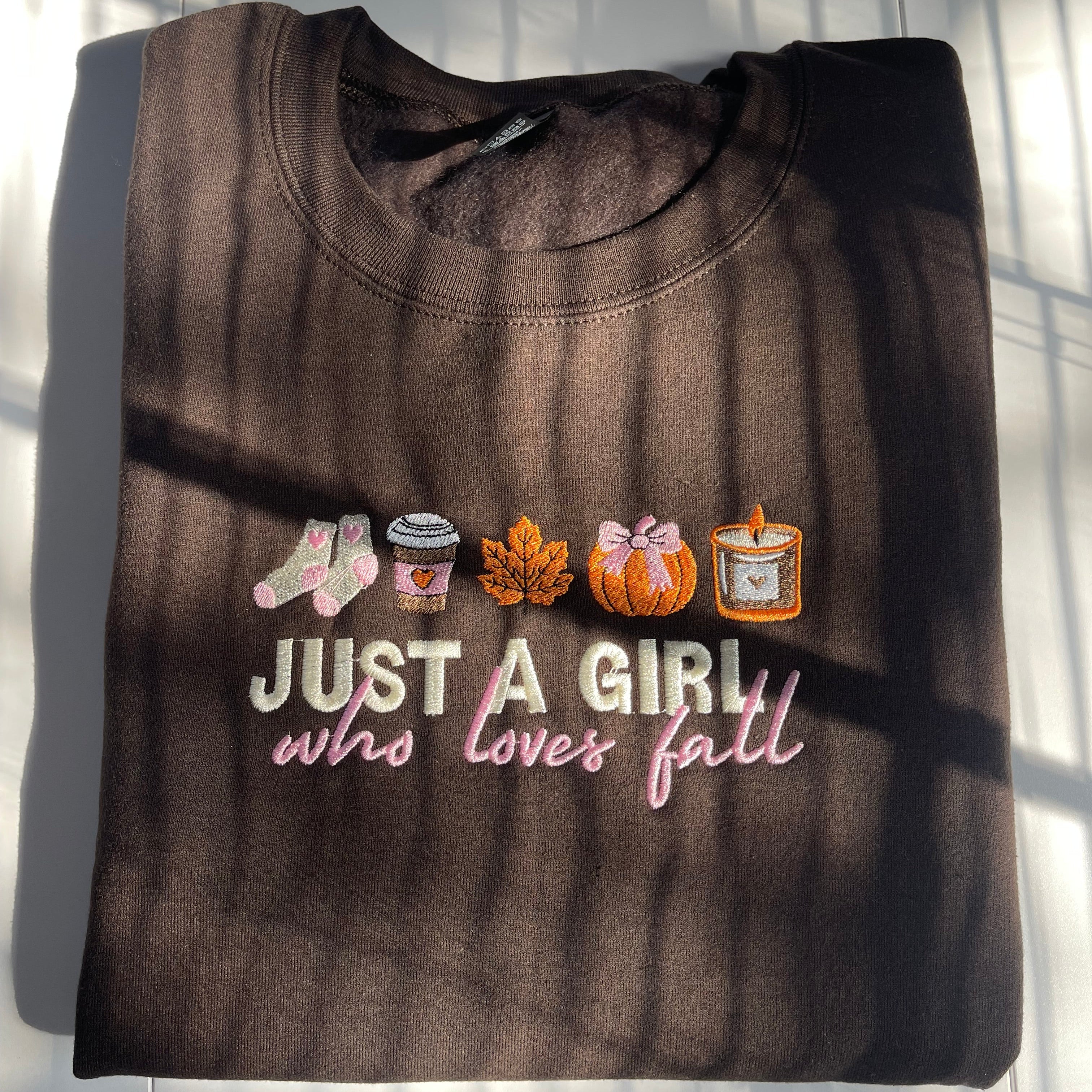 Just A Girl Fall Sweatshirt