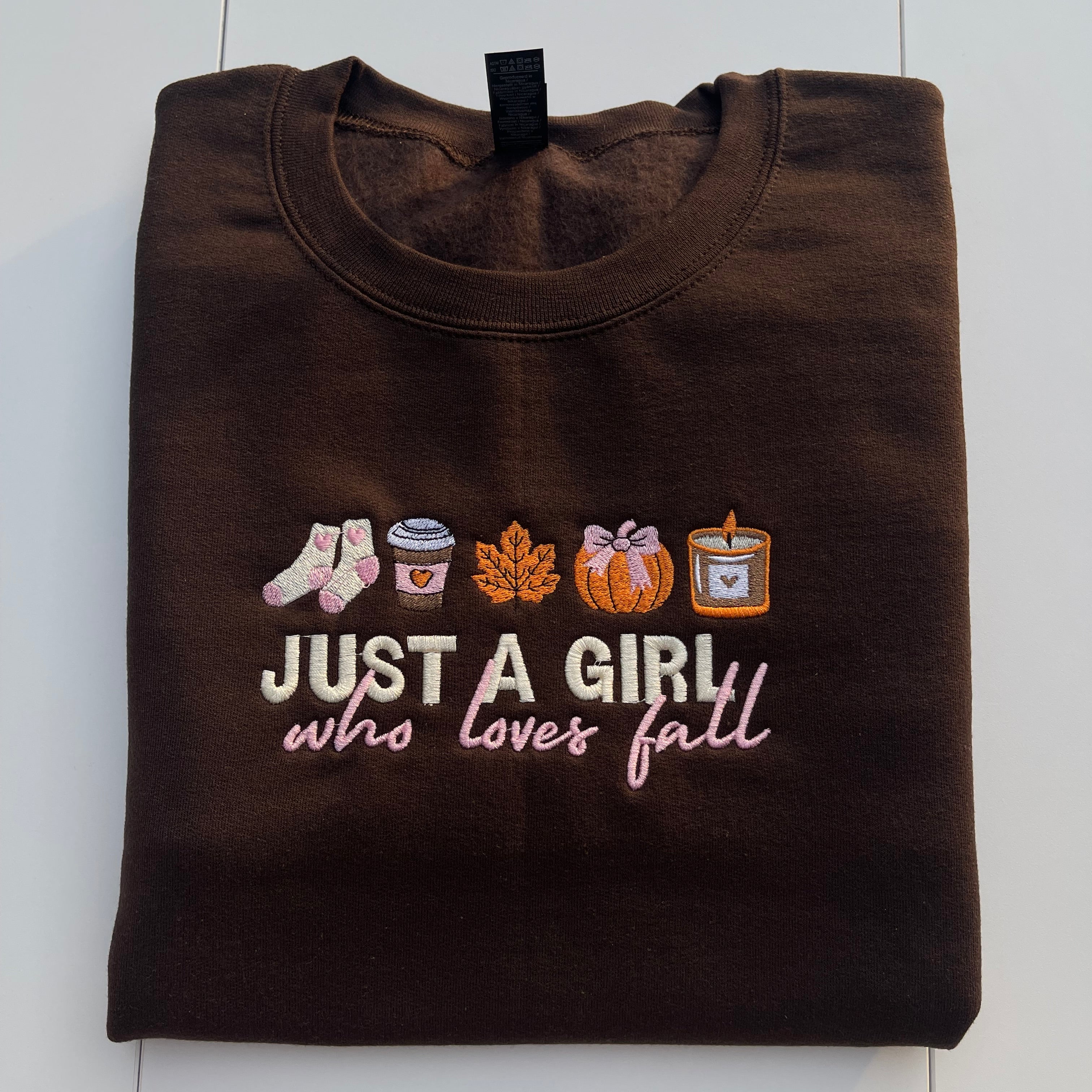 Just A Girl Fall Sweatshirt