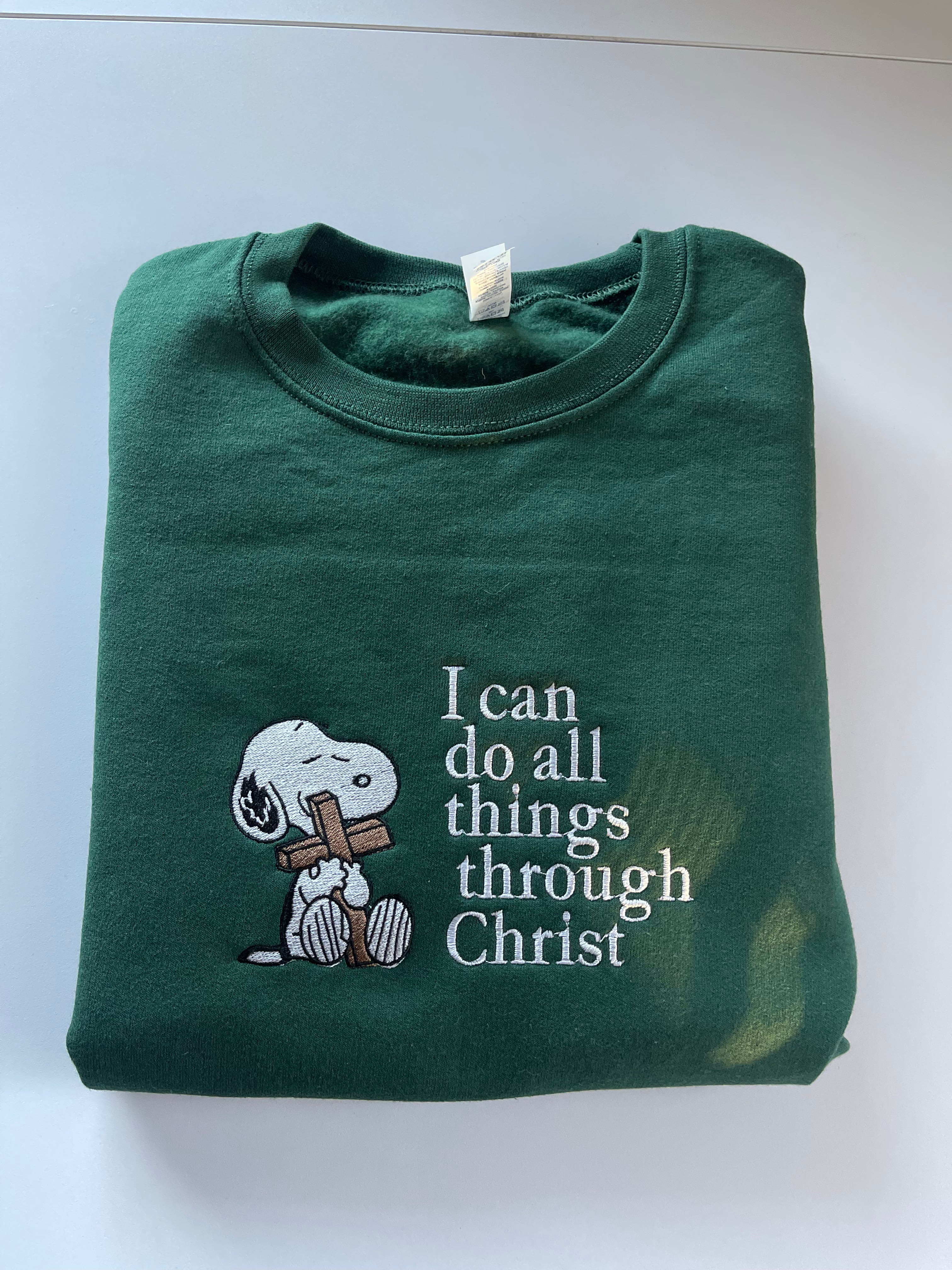 Snoopy Faith crewneck